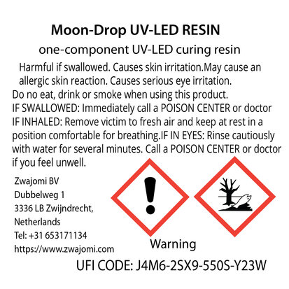 UV-LED Resin 30 g  "Moon Drop"