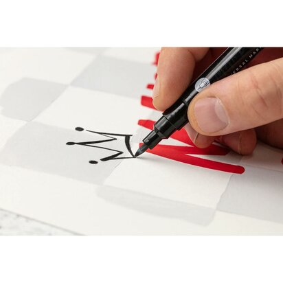 MARBEL marker 0,7mm zwart N°100