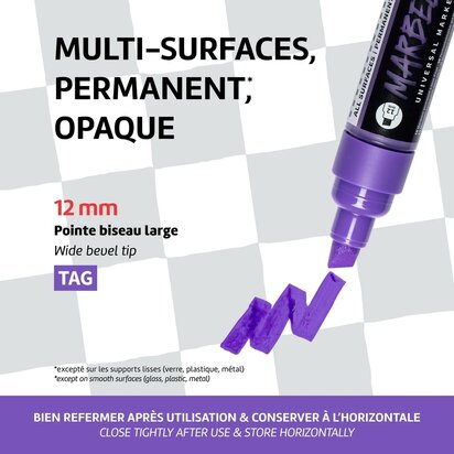 MARBEL marker 12mm blauw N°215