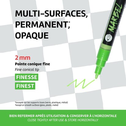 MARBEL marker 2mm roze N°475