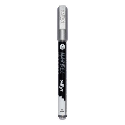 MARBEL marker 0,7mm zilver N°080