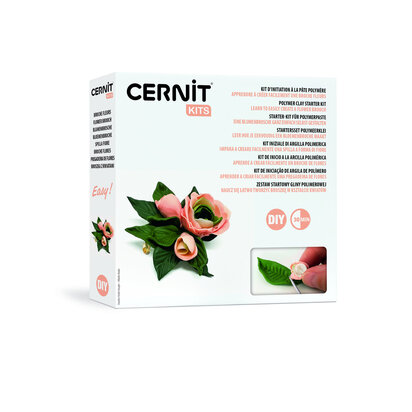 Cernit Starter kit Flower brooch