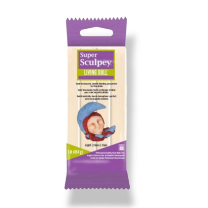Super Sculpey Living Doll -- Light &ndash; foto van polymeerklei