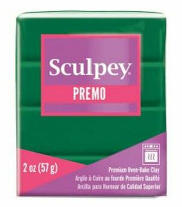 Sculpey Premo -- Forest Green &ndash; foto van polymeerklei