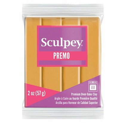 Sculpey Premo -- Mustard &ndash; foto van polymeerklei