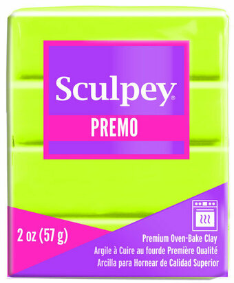 Sculpey Premo -- Wasabi &ndash; foto van polymeerklei