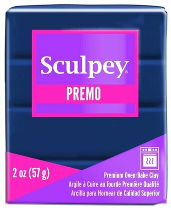 Sculpey Premo -- Navy &ndash; foto van polymeerklei