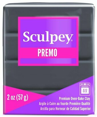 Sculpey Premo -- Slate &ndash; foto van polymeerklei