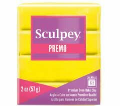 Sculpey Premo -- Zinc Yellow Hue &ndash; foto van polymeerklei