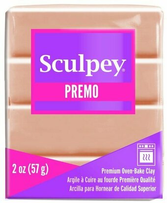 Sculpey Premo -- Beige &ndash; foto van polymeerklei