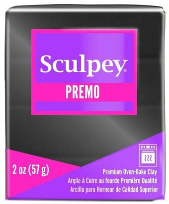 Sculpey Premo -- Graphite Pearl &ndash; foto van polymeerklei
