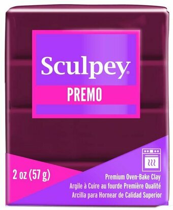 Sculpey Premo -- Alizarin Crimson Hue &ndash; foto van polymeerklei