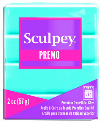 Sculpey Premo -- Turquoise &ndash; foto van polymeerklei