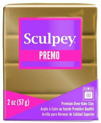 Sculpey Premo -- Antique Gold &ndash; foto van polymeerklei