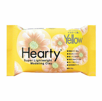 Padico Hearty Yellow 50g &ndash; lichte boetseerklei voor creatieve projecten
