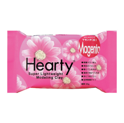 Padico Hearty Magenta 50g &ndash; lichte boetseerklei voor creatieve projecten
