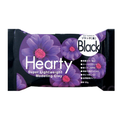 Padico Hearty Black 50g &ndash; lichte boetseerklei voor creatieve projecten