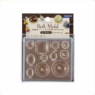 Padico Soft Mold Diamond Cut &ndash; mal voor resin en klei voor creatieve projecten