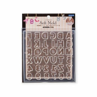 Padico Soft Clay Mold Alphabet &ndash; mal voor resin en klei voor creatieve projecten