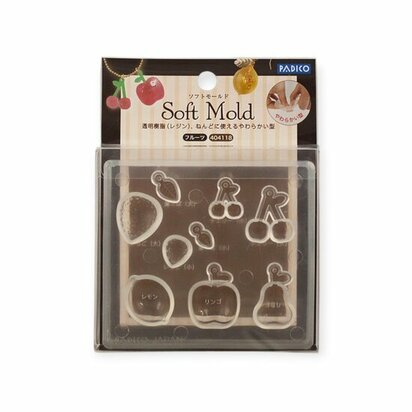 Padico Soft Clay Mold Fruit &ndash; mal voor resin en klei voor creatieve projecten