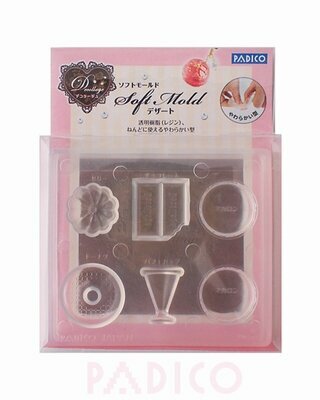 Padico Soft Clay Mold Dessert &ndash; mal voor resin en klei voor creatieve projecten