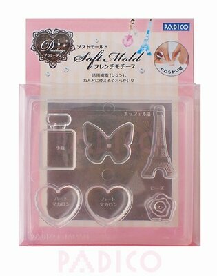 Padico Soft Clay Mold French Motif &ndash; mal voor resin en klei voor creatieve projecten