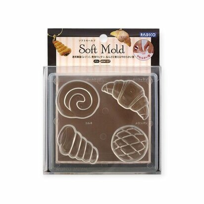 Padico Soft Clay Mold Bread &ndash; mal voor resin en klei voor creatieve projecten