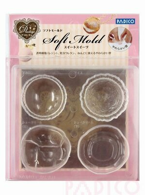 Padico Soft Clay Mold Sweet Sweets &ndash; mal voor resin en klei voor creatieve projecten