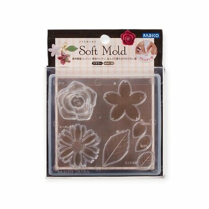 Padico Soft Clay Mold Flower &ndash; mal voor resin en klei voor creatieve projecten