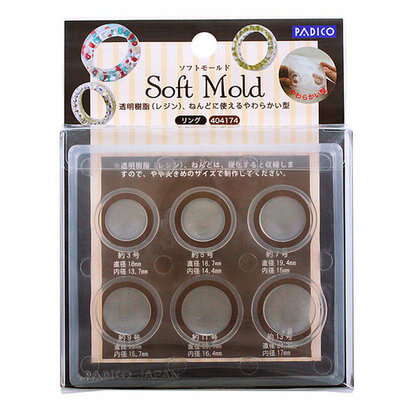 Padico Soft Mold Ring &ndash; mal voor resin en klei voor creatieve projecten