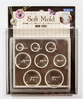 Padico Soft Mold Hemisphere &ndash; mal voor resin en klei voor creatieve projecten