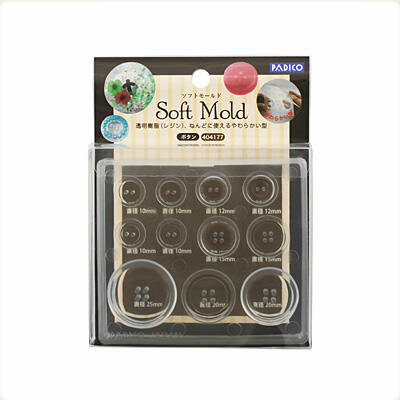Padico Soft Mold Button &ndash; mal voor resin en klei voor creatieve projecten