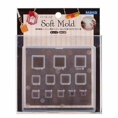 Padico Soft Mold Cube &ndash; mal voor resin en klei voor creatieve projecten