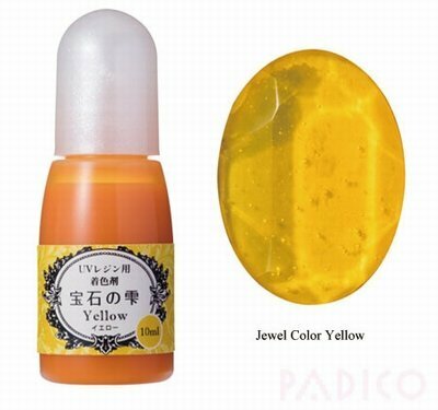 Padico Jewel Color Yellow &ndash; kleurstof voor resin voor creatieve projecten