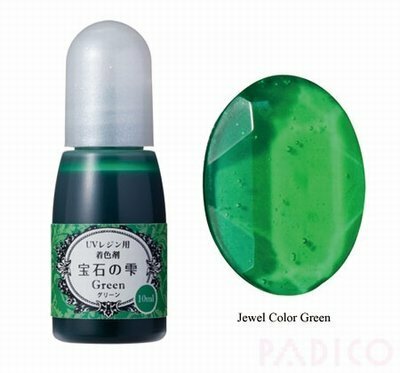 Padico Jewel Color Green &ndash; kleurstof voor resin voor creatieve projecten