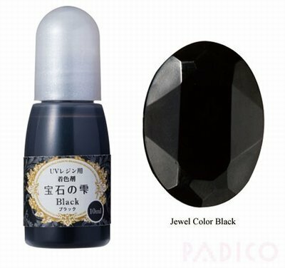 Padico Jewel Color Black &ndash; kleurstof voor resin voor creatieve projecten