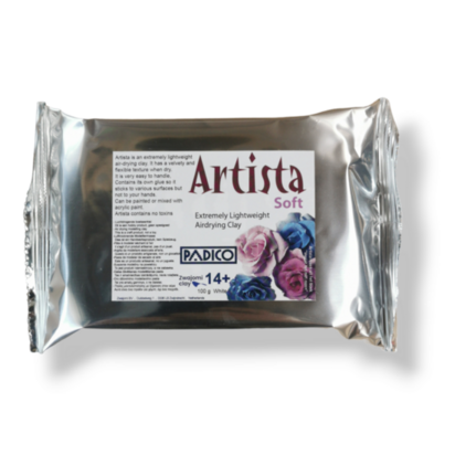 Padico Artista Soft White [100 g] &ndash; lichte boetseerklei voor creatieve projecten