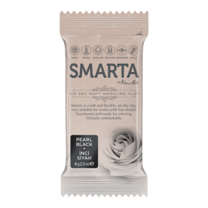 Smarta - Pearl Black [60g] &ndash; luchtdrogende modelleerklei