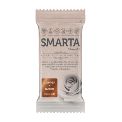 Smarta - Copper [60g] &ndash; luchtdrogende modelleerklei