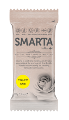 Smarta - Yellow [100g] &ndash; luchtdrogende modelleerklei