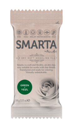 Smarta - Green [100g] &ndash; luchtdrogende modelleerklei