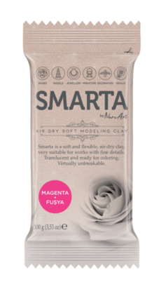 Smarta - Magenta [100g] &ndash; luchtdrogende modelleerklei