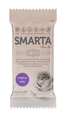 Smarta - Purple [100g] &ndash; luchtdrogende modelleerklei