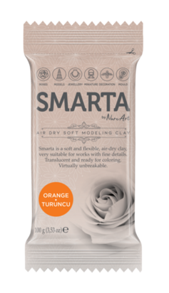 Smarta - Orange [100g] &ndash; luchtdrogende modelleerklei