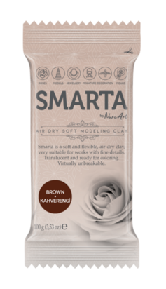 Smarta - Brown [100g] &ndash; luchtdrogende modelleerklei