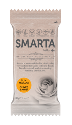 Smarta - Sun Yellow [100g] &ndash; luchtdrogende modelleerklei