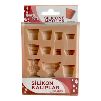 Smarta Silicone Mold - Flower Pots &ndash; flexibele siliconenmal
