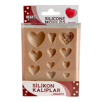 Smarta Silicone Mold - Hearts &ndash; flexibele siliconenmal