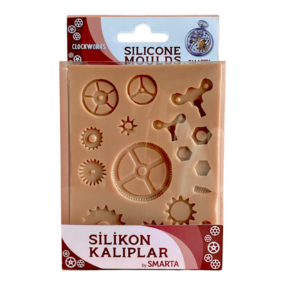 Smarta Silicone Mold - Clockworks &ndash; flexibele siliconenmal