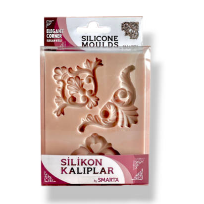 Smarta Silicone Mold - Elegant Corner &ndash; flexibele siliconenmal
